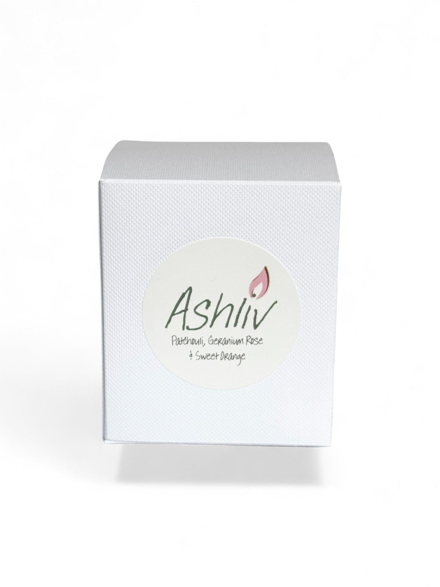 20cl Soy Wax Candle, Patchouli, Rose Geranium & Sweet Orange
