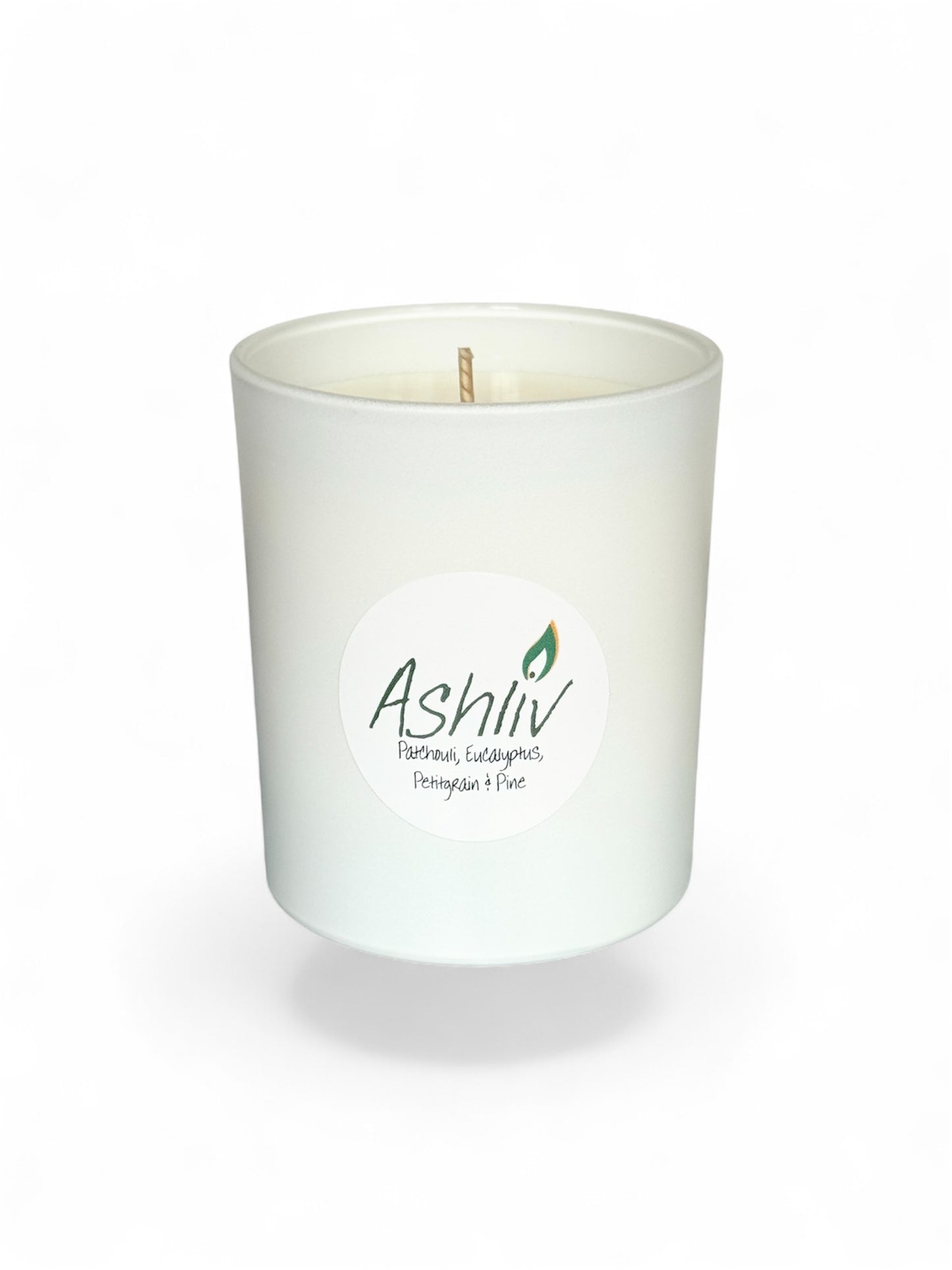 20cl Soy Wax Candle, Patchouli, Eucalyptus, Petitgrain & Pine
