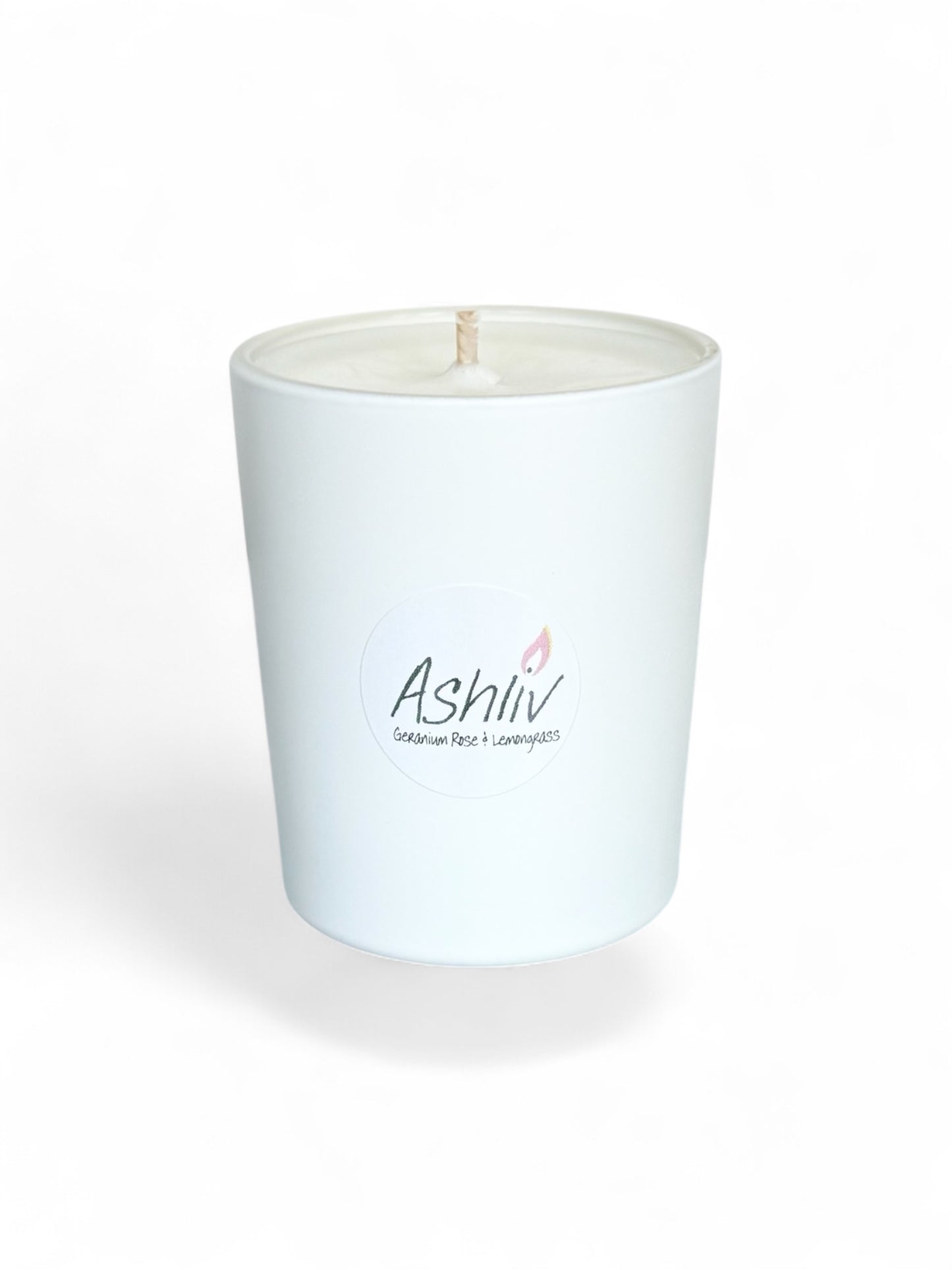 9cl Soy Wax Votive Candle, Geranium Rose and Lemongrass