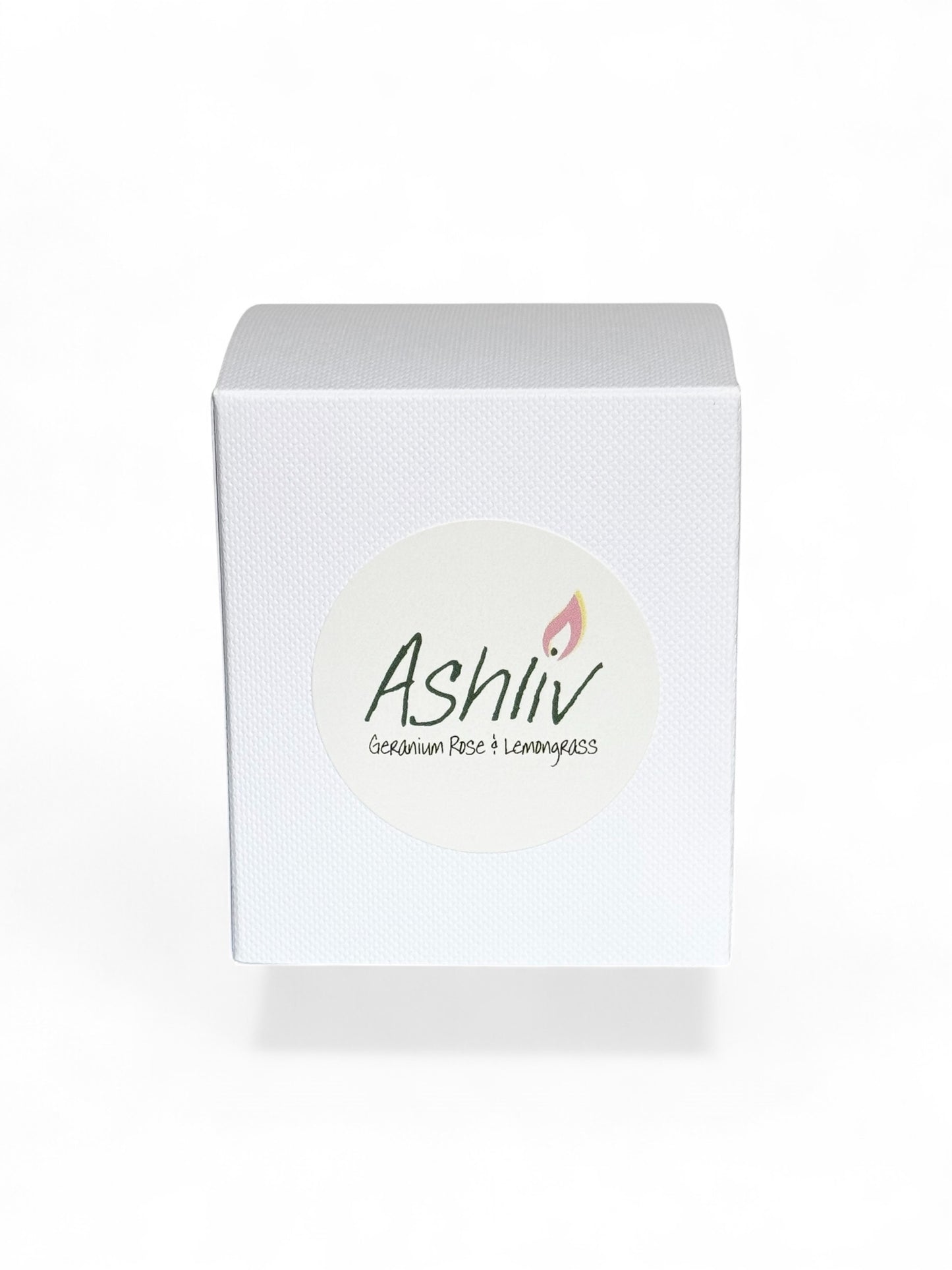 20cl Soy Wax Candle, Geranium Rose & Lemongrass
