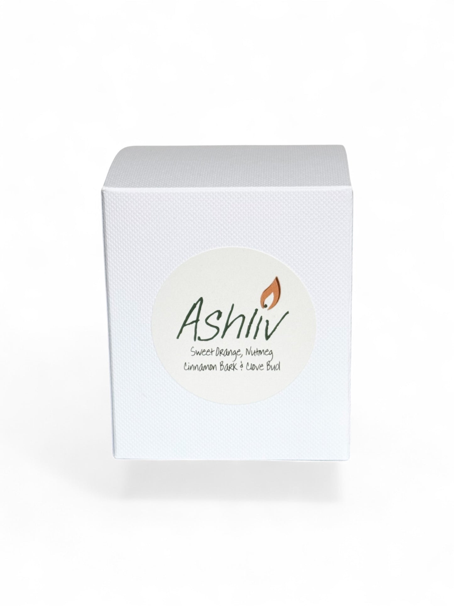 20cl Soy Wax Candle, Sweet Orange, Nutmeg, Cinnamon Bark & Clove Bud