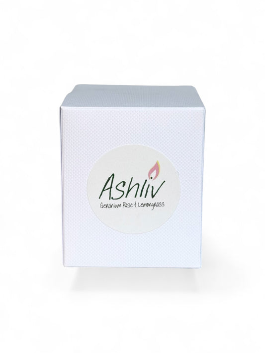 9cl Soy Wax Votive Candle, Geranium Rose and Lemongrass